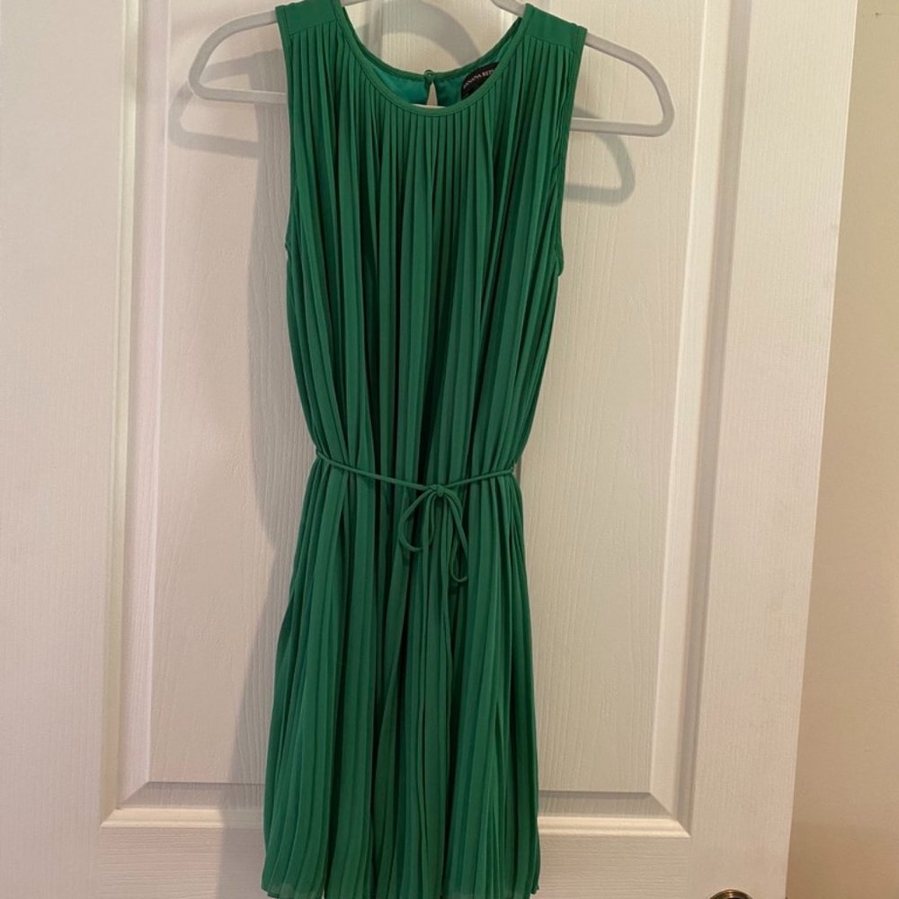 Green dress by Banana Republic